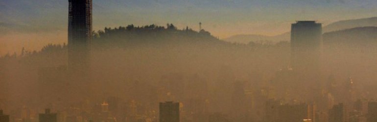 Santiago es declarado zona saturada por contaminación del aire por PM 2,5
