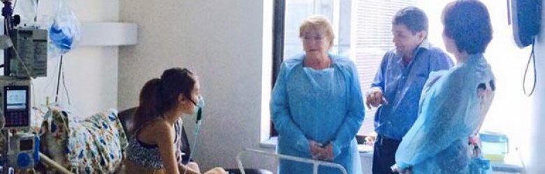 Presidenta visitó a niña que solicita eutanasia
