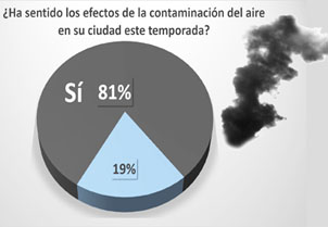 Efectos de un contaminado otoño