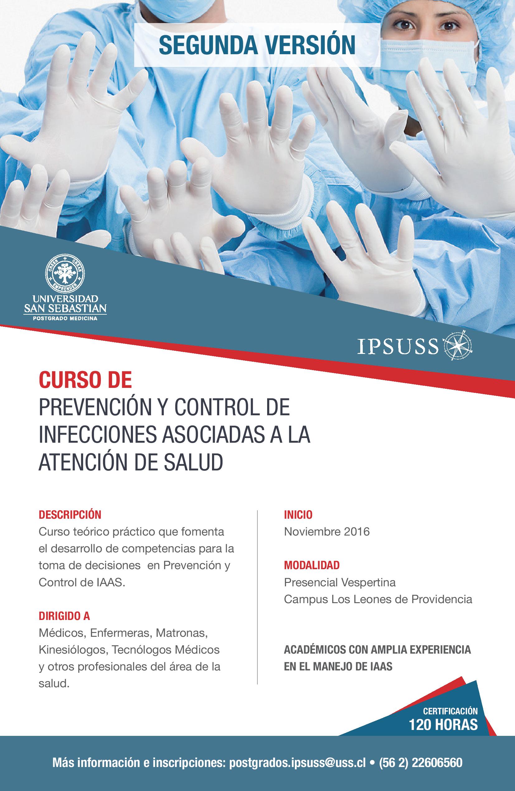 Curso De Prevención Y Control De Infecciones Asociadas A La Atención De Salud Ipsuss 2897