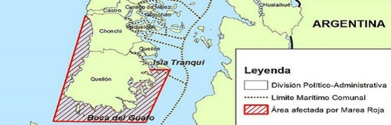 Salud decreta alerta sanitaria preventiva por marea roja en regiones de Aysén y Los Lagos