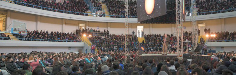 José Maza “eclipsó” en masiva conferencia en La Tortuga de Talcahuano