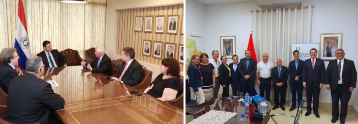 Enrique Paris presentó el “Proyecto Coalición Virus Sincicial Respiratorio Chile” a altas autoridades paraguayas.